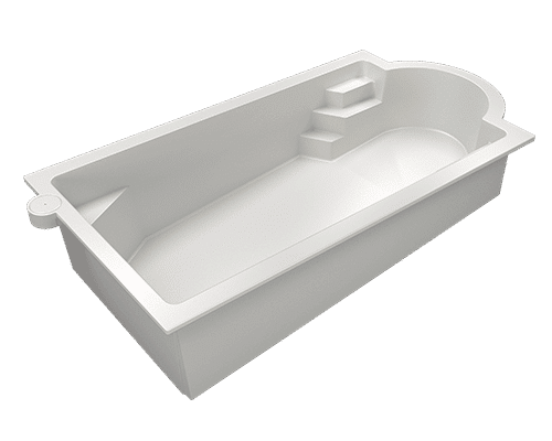 piscinas de poliéster de 7x3 modelo lagoona