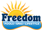FREEDOM POOLS LOGO AUSTRALIANO
